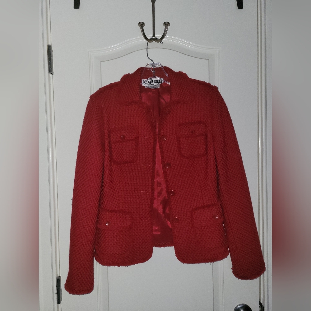 Carlisle Wool Red Jacket - image 1